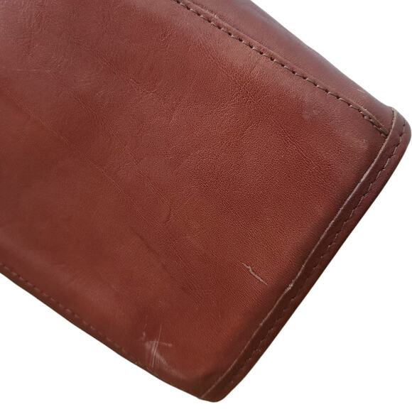 vtg CE.DI 2 Italian leather satchel crossbody Gladstone frame doctor bag purse - Picture 9 of 11